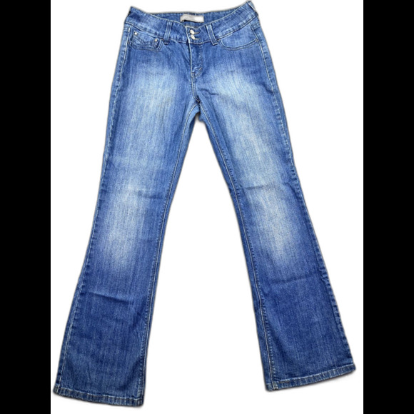 Levi’s Womens 526 Slender Boot‎ Jeans size 4M Mid Rise Blue Medium Wash - Picture 1 of 16